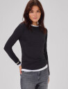My Essential Wardrobe 18 The Modal Blouse - Black - XS