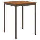 vidaXL Hagebarbord NAARDEN Naturlig og Kaffe 80 x 80,5 x 105 cm