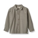 Wheat Nightgown Gudrun Eggshell Check (92 / 2 år)
