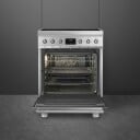 Smeg Classic 60 cm Induksjonskomfyr i Rustfritt Stål C6IMXM2
