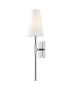Hudson Valley Lighting Bowery vegglampe i nickel 3721 PN CE