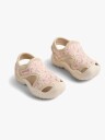 Wheat Bani Sandaler Flowers/Seashells 28