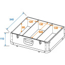 Roadinger Cd Case Alu Digital Booking Rounded Svart