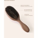 Lenoites Wild Boar Hair Brush with Cleaning Tool Limited Edition