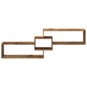  Veggskap 158x18x53 cm gammelt tre konstruert tre