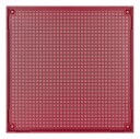 PELA 495053 Verktøytavle 950 x 950 mm, rød, Garasjeinnredning & oppbevaring