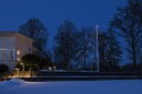 Konstsmide Flaggstangsløyfe 5x100 frost. Rav LED svart myk kabel 24V / IP44