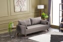 Antigua 3 seters Sofa   Brun/Natur