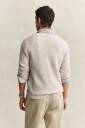 Gant Alpaca Rib C-Neck - LIGHT BEIGE MELANGE - XL