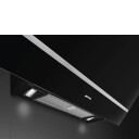 Smeg Linea Vegghengt Kjøkkenvifte 666 m³/h Svart med Belysning