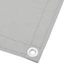  Balkongskjerm lysegrå 90x600 cm 100% polyester oxford