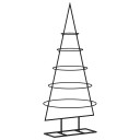 vidaXL Juletre til dekorasjon metall svart 90 cm