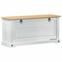 vidaXL Sko Skap med hylle Corona Hvit 99 x 32 x 49 cm Massiv furu