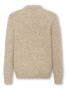 Only & Sons Junior Only & Sons Birky strikketgenser til junior chinchilla 134/140