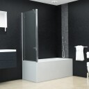 Leddet dusjkabinett ESG 120x68x130 cm