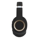 Kraftfulle bluetooth stereoheadset - Svart sammenfoldbart