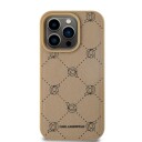 Karl Lagerfeld Magsafe iPhone 15 Pro Deksel - Beige Karl Head