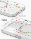 iPhone 15 iDeal Of Sweden Clear Deksel - Petite Floral