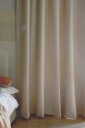 Mimou   Mørkleggende hotellgardin dobbel bredde   Beige