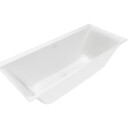 V&B Subway 3.0 Badekar for innbygging 1800x800 mm, Stone White med SilentFlow
