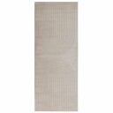  Områdetepper Rektangulær GALATI Beige 200 x 80 cm Polyester