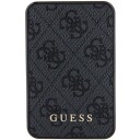 Guess GUPB5LP4GEGK 5000 mAh 15W Svart  4G Leather Metal Logo