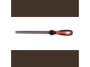 Bahco ERGO Halvrund Fil 250mm med Ergonomisk Grep og Glatt Kutt