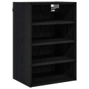  Hengende skap Riga Svart eik 40 x 29,5 x 60 cm Konstruert tre