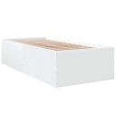  Sengeramme hvit 90x190 cm konstruert tre 8721102616105