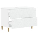 vidaXL Baderomsvaskeskap DELFT Hvit 82 x 41 x 59 cm Konstruert tre