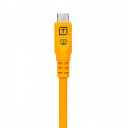 Tetherpro USB-C til USB-C 9,4m Hi-vis Oransje Right Angle