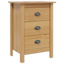  Nattbordskap HILL Honning brun 46 x 35 x 65 cm Massiv furu