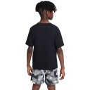 Nike Dri Fit Multi+ SS Top HBR Padel  og tennis T shirt fyr Svart/Vit S