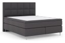 Select No 5 Komplett Sengepakke 180x200 Fast/Medium Watergel   Mørkegrå/Sølvben