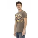 Trussardi, Herre, Topper, Brun, 2XL,