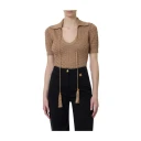 Elisabetta Franchi Dame Strikkevarer Brun M,