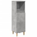  Baderomsskap betonggrå 30x30x100 cm konstruert tre 8721158443564