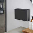 ReCollector - Small Wall storage / Bathroom bin - Black Raven