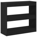 Svart Eik Bokskap   80x30x72 cm