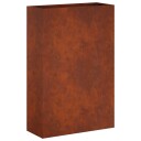vidaXL Hageblomsterpotte Rusten 50 x 20 x 75 cm Cortenstål
