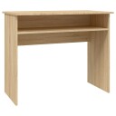 vidaXL Skrivebord sonoma eik 90x50x74 cm sponplate