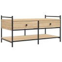  Salongbord sonoma eik 99x50x50 cm konstruert tre 8720845419127