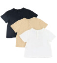 Giorgio Armani Emporio Armani T shirts 3 pack Hvit/Sand/Svart Emporio Armani 12 md T skjorte Beige Brun 80