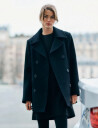 InWear Perryiw Sailor Coat R - Black - 44