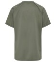 Hummel T skjorte   HmlJR Active   Castor Grå   Hummel   5 6 år (110 116)   T skjorte   Armygrønn
