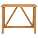 vidaXL Utendørs barbord 140x70x104 cm heltre akasie