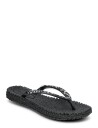 Ilse Jacobsen Flip Flops With Rhinestones Black 36