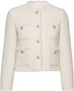 Pocket Tweed Jacket Blazers BouclÉ Blazers Beige Mango