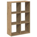 Romdeler bokhylle artisan eik 69,5x29x103,5 cm konstruert tre