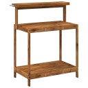 vidaXL Utendørs pottingbenk 86,5 x 48,5 x 106 cm Solid akasietre